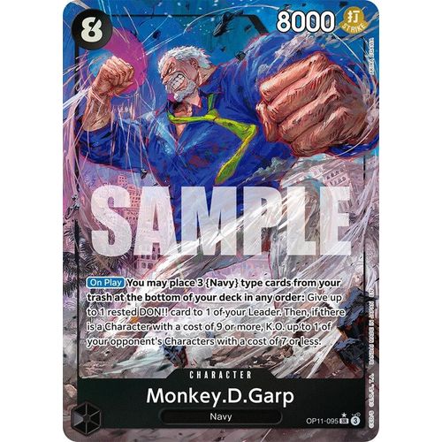 Monkey.D.Garp (Alternate Art) (OP11-095) [A Fist of Divine Speed]
