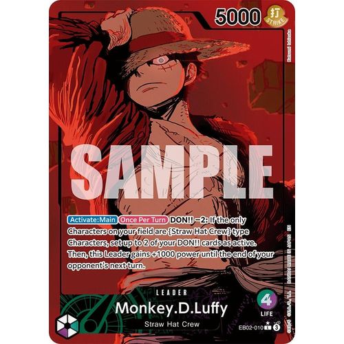 Monkey.D.Luffy (010) (Alternate Art) (EB02-010) (Extra Booster: Anime 25th Collection)