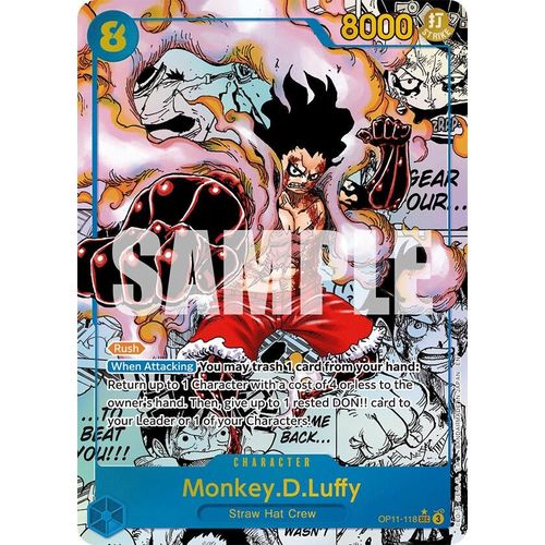 Monkey.D.Luffy (118) (Manga) (OP11-118) [A Fist of Divine Speed]