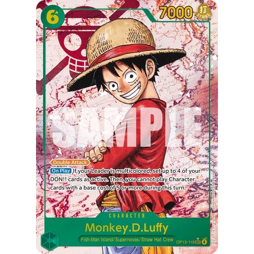 Monkey.D.Luffy (118) (Parallel) (OP13-118) (Carrying On His Will)