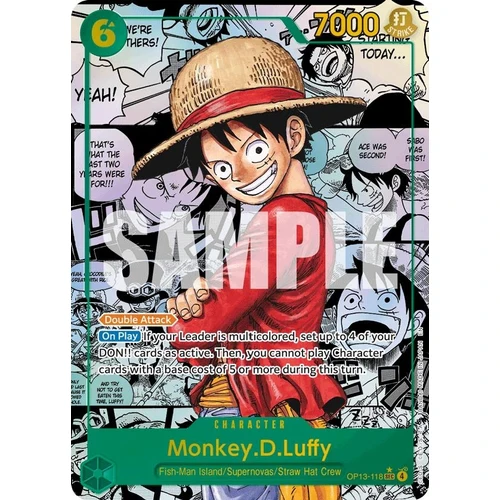 Monkey.D.Luffy (118) (Super Alternate Art) (OP13-118) (Carrying On His Will)