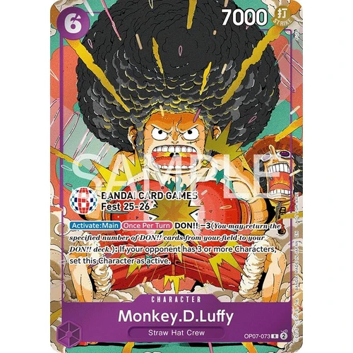 Monkey.D.Luffy (BANDAI Card Games Fest 25-26) (OP07-073) (One Piece Promotion Cards)