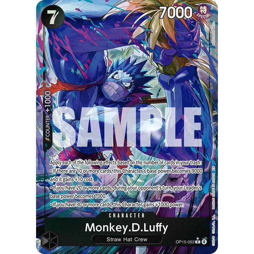 Monkey.D.Luffy (OP15-092) (Alternate Art) (OP15-092) (Adventure on Kami's Island)