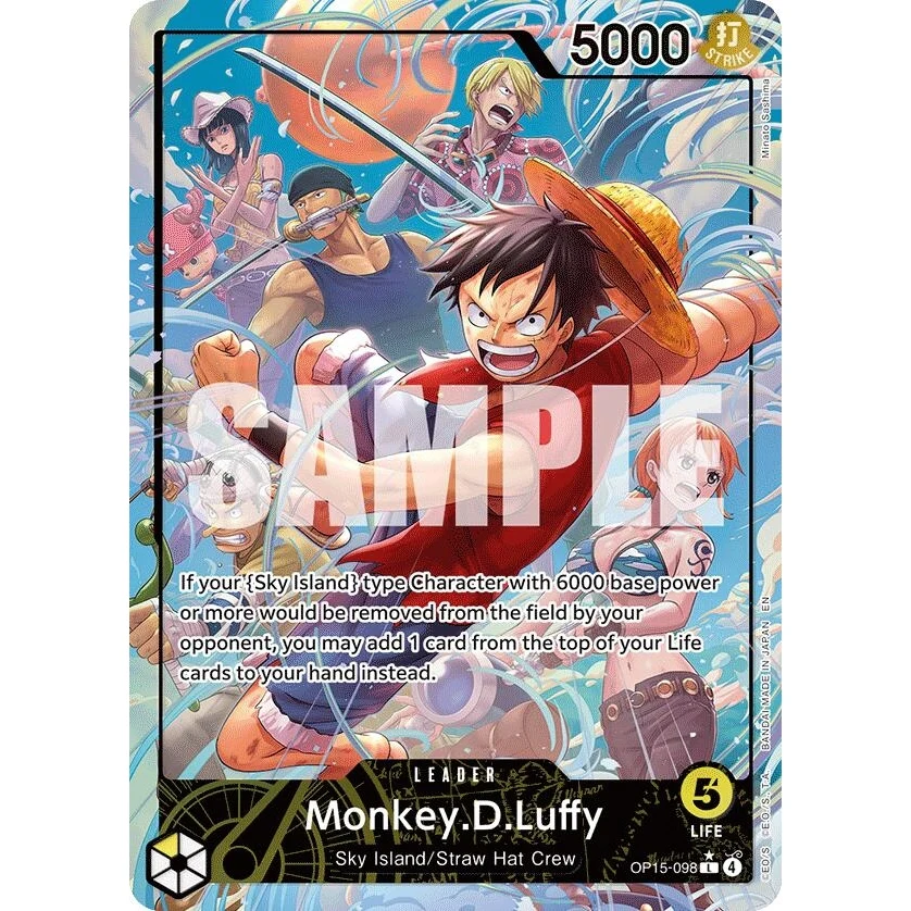 Monkey.D.Luffy (OP15-098) (Alternate Art) (OP15-098) (Adventure on Kami's Island)