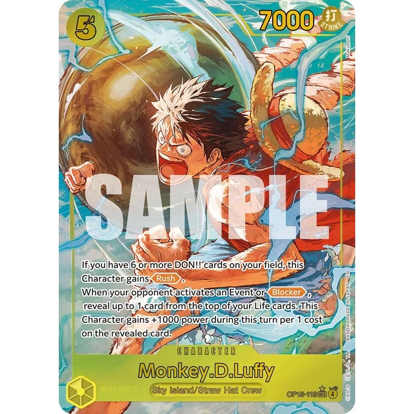Monkey.D.Luffy (OP15-119) (Alternate Art) (OP15-119) (Adventure on Kami's Island)