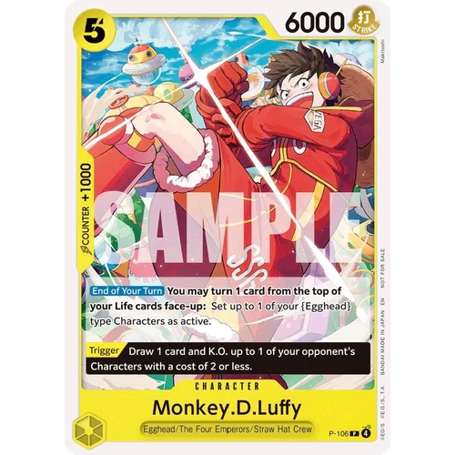 Monkey.D.Luffy (Store Tournament 2025 Vol. 4) (P-106) (One Piece Promotion Cards)