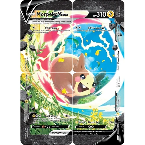 Morpeko V-Union [Set of 4] (SWSH218) (SWSH: Sword & Shield Promo Cards)