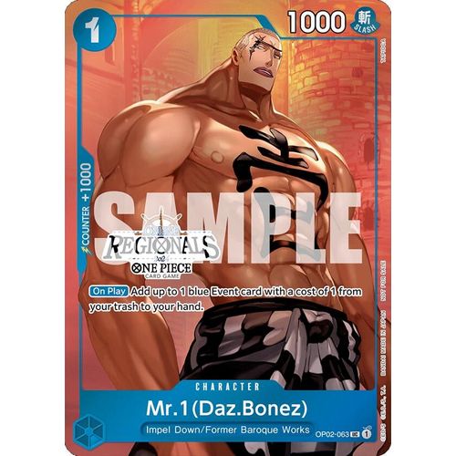 Mr.1 (Daz.Bonez) (Online Regional 2024 Vol. 3) (OP02-063) [One Piece Promotion Cards]