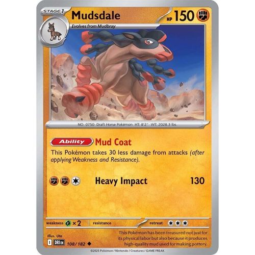 Mudsdale (108/182) (SV10: Destined Rivals)