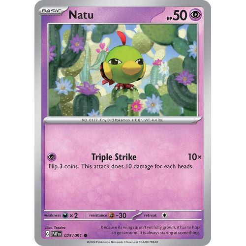 Natu (025/091) [SV: Paldean Fates]