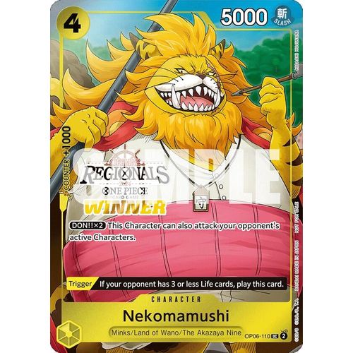 Nekomamushi (Offline Regional 2024 Vol. 3) [Winner] (OP06-110) [One Piece Promotion Cards]