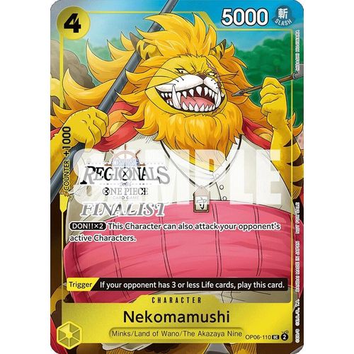 Nekomamushi (Online Regional 2024 Vol. 3) [Finalist] (OP06-110) [One Piece Promotion Cards]