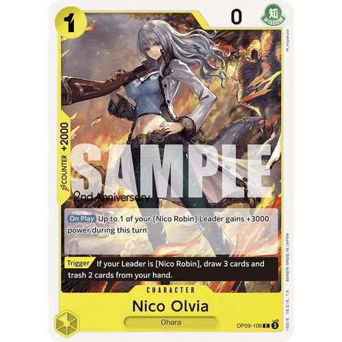 Nico Olvia (OP09-106) [Emperors in the New World: 2nd Anniversary Tournament Cards]