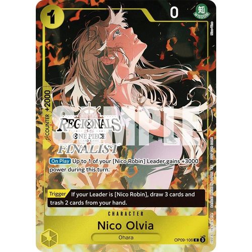 Nico Olvia (Regional Finalist Card Set 2025 Vol.1) (OP09-106) [One Piece Promotion Cards]