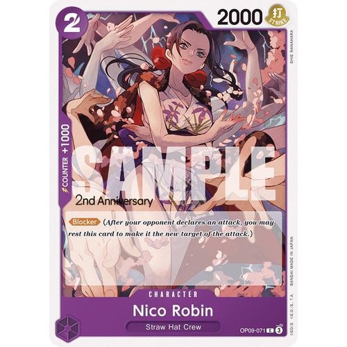 Nico Robin (071) (OP09-071) [Emperors in the New World: 2nd Anniversary Tournament Cards]