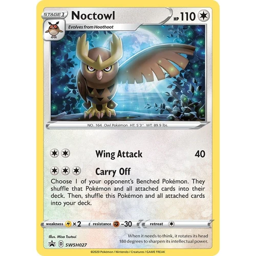 Noctowl - SWSH027 (SWSH027) (SWSH: Sword & Shield Promo Cards)