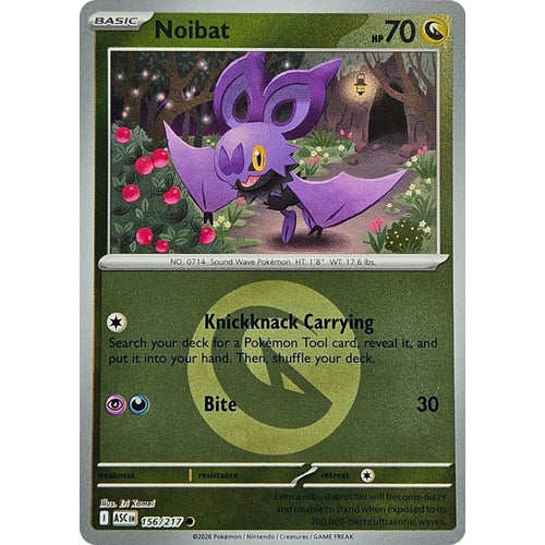 Noibat (Energy Symbol Pattern) (156/217) (ME: Ascended Heroes)