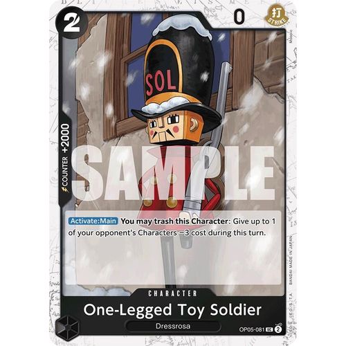 One-Legged Toy Soldier (Jolly Roger Foil) (OP05-081) [Premium Booster -The Best-]