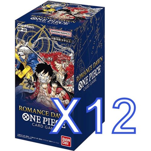 One Piece Card Game - Romance Dawn OP-01 12x Booster Box (Sealed Case) [Japanese]