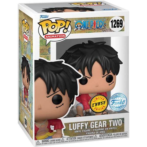 One Piece - Luffy Gear Two (with Chase) US Exclusive Pop! Vinyl - Image 5