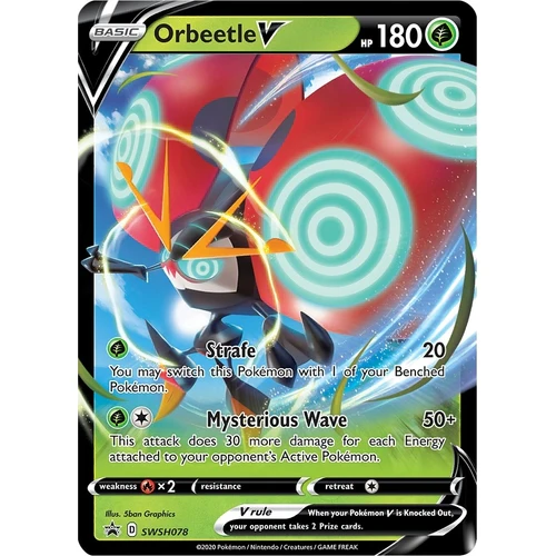 Orbeetle V - SWSH078 (SWSH078) (SWSH: Sword & Shield Promo Cards)