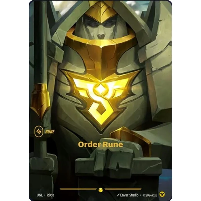 Order Rune (Alternate Art) (R06a) (Unleashed)
