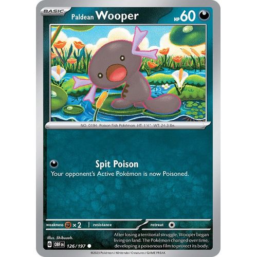 Paldean Wooper (126/197) [SV03: Obsidian Flames]
