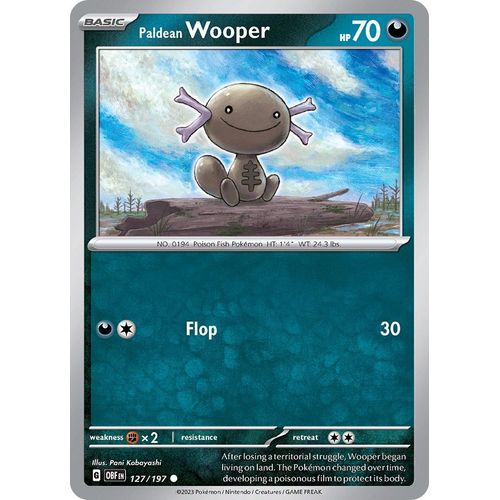 Paldean Wooper (127/197) [SV03: Obsidian Flames]