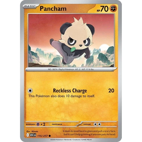 Pancham (115/217) (ME: Ascended Heroes)
