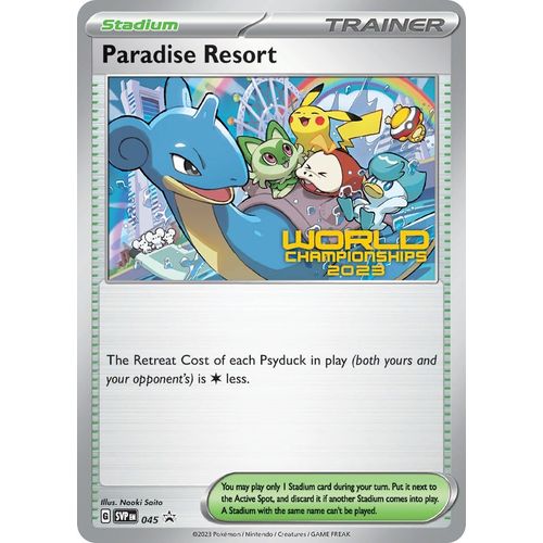 Paradise Resort - 045 (World Championships 2023) (045) (SV: Scarlet & Violet Promo Cards)