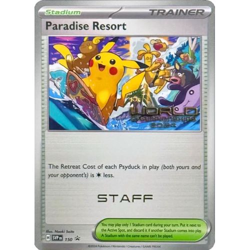 Paradise Resort - 150 (World Championships 2024) [Staff] (150) (SV: Scarlet & Violet Promo Cards)