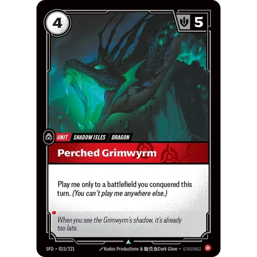 Perched Grimwyrm (015/221) (Spiritforged)