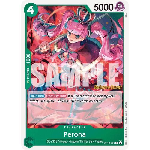 Perona (036) (OP10-036) [Royal Blood Release Event Cards]