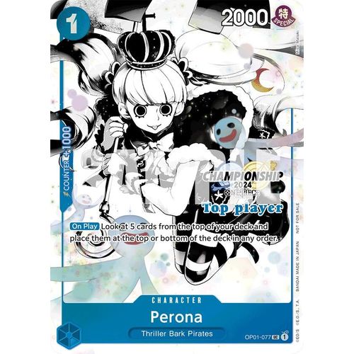 Perona (Championship 2024 Top Player Pack Vol. 2) (OP01-077) [One Piece Promotion Cards]