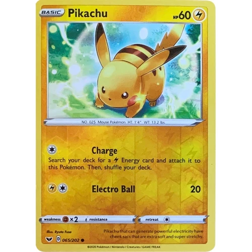 Pikachu - 065/202 (Reverse Cosmos Holo) (065/202) (Miscellaneous Cards & Products)