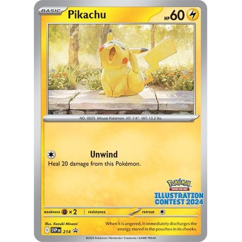 Pikachu - 214 (Illustration Contest 2024) (214) [SV: Scarlet & Violet Promo Cards]