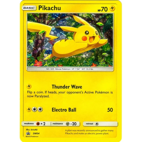 Pikachu - SM04 (General Mills) (SM04) (Miscellaneous Cards & Products)