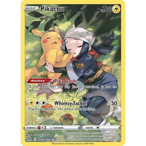 Pikachu (TG05/TG30) (SWSH11: Lost Origin Trainer Gallery)