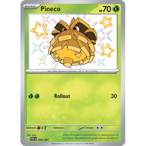 Pineco (099/091) [SV: Paldean Fates]