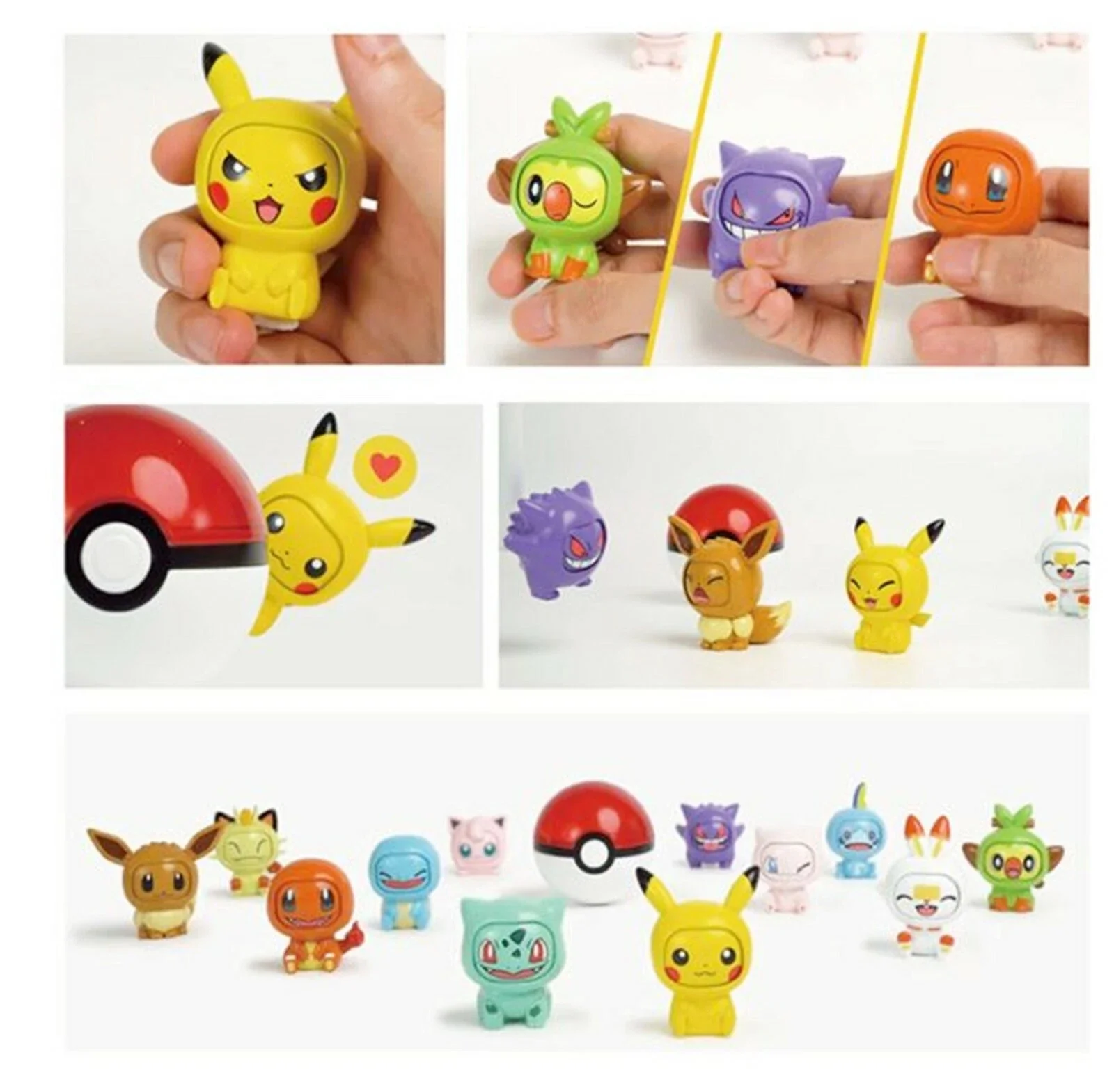 Pokemon - Face Changing Figures: Pikachu Box - Image 2