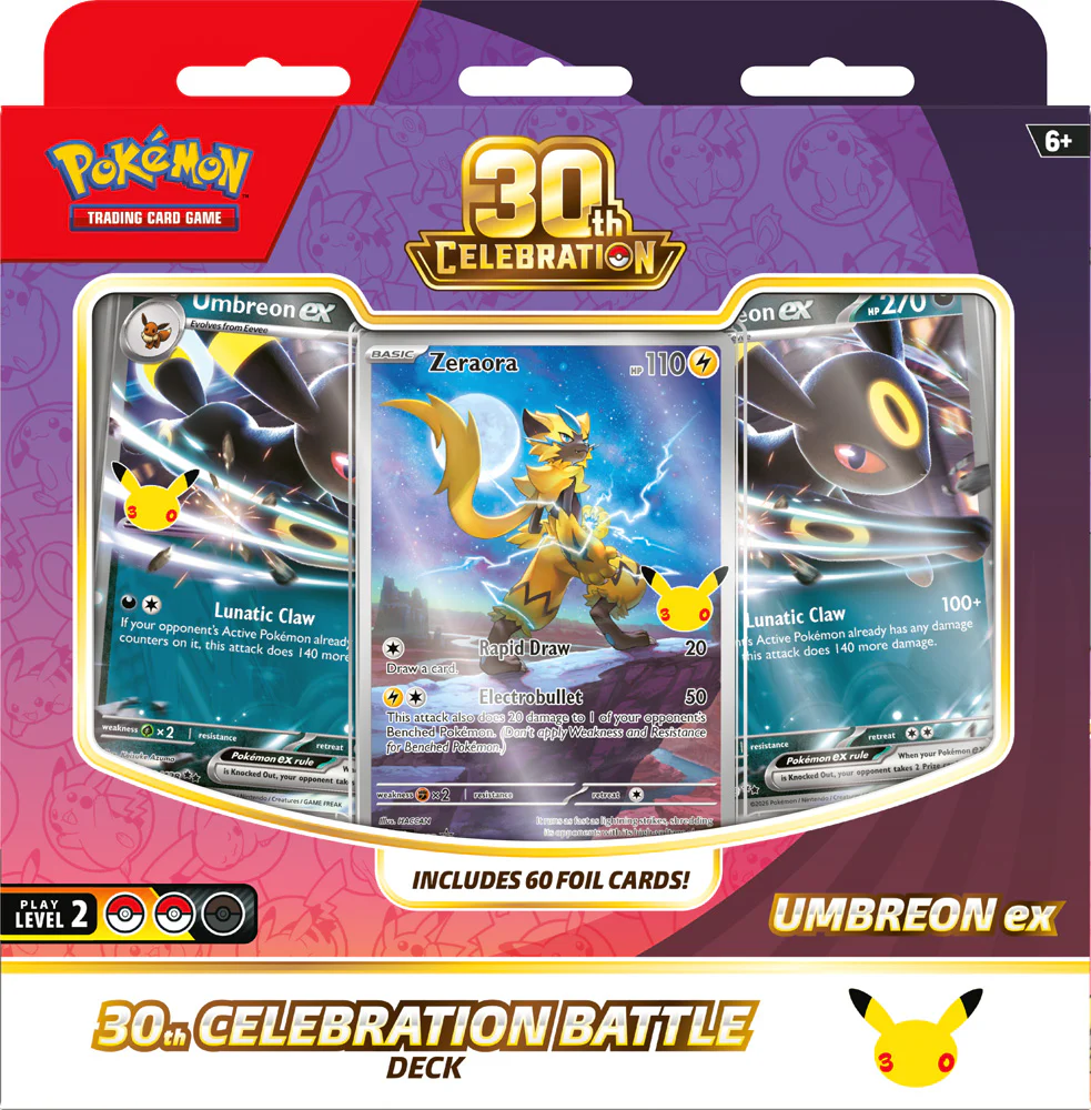Pokémon TCG: 30th Celebration Battle Deck— Espeon ex / Umbreon ex (Assorted) - Image 4