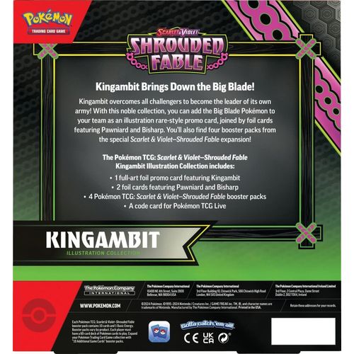 POKÉMON TCG Scarlet & Violet 6.5: Shrouded Fable Kingambit Illustration Collection - Image 4