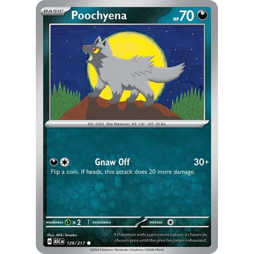 Poochyena (128/217) (ME: Ascended Heroes)