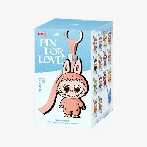 POP MART: THE MONSTERS - Pin For Love Series: Vinyl Plush Pendant Blind Box (N-Z)