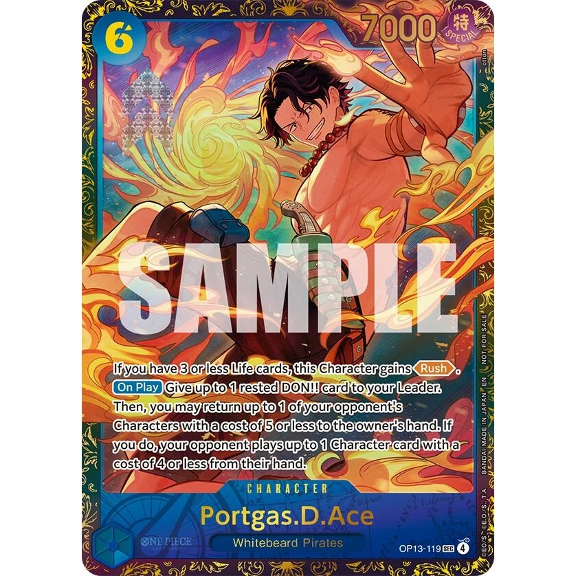 Portgas.D.Ace (119) (Treasure Cup 2026) (OP13-119) (One Piece Promotion Cards)