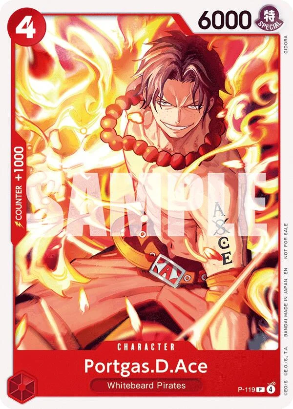 Portgas.D.Ace (Pirates Party 2026 Vol. 1) (P-119) (One Piece Promotion Cards)
