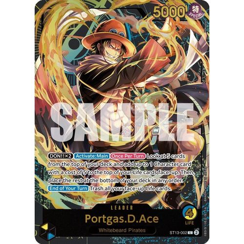 Portgas.D.Ace (Premium Card Collection -Leader Collection-) (ST13-002) [One Piece Promotion Cards]