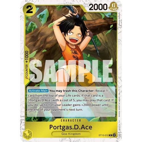 Portgas.D.Ace - ST13-010 (Pirate Foil) (ST13-010) (Premium Booster -The Best- Vol. 2)