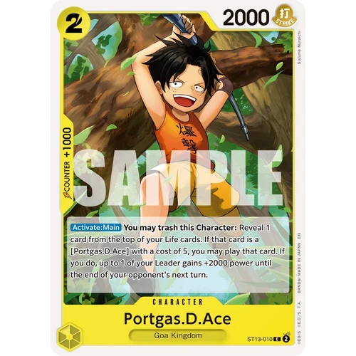 Portgas.D.Ace - ST13-010 (Reprint) (ST13-010) (Premium Booster -The Best- Vol. 2)