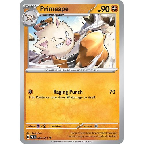 Primeape (046/091) [SV: Paldean Fates]